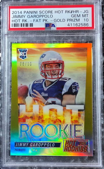 2014 Score Hot RK GOLD Jimmy Garoppolo #/10