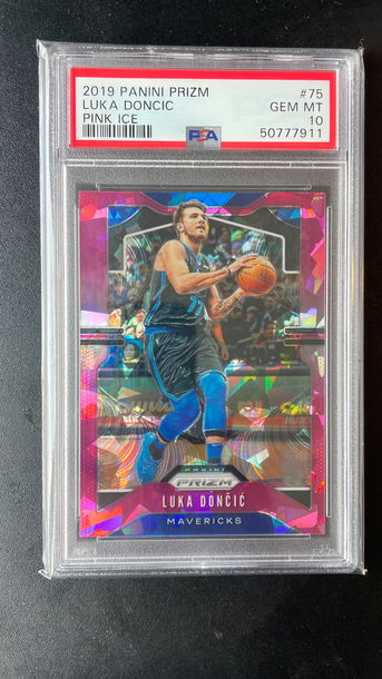2019 Prizm Luka Doncic Pink Ice PSA 10