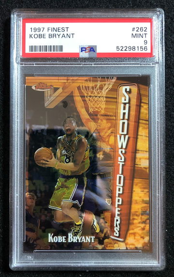 Kobe Bryant 1997-98 Topps Finest #262 MINT PSA 9