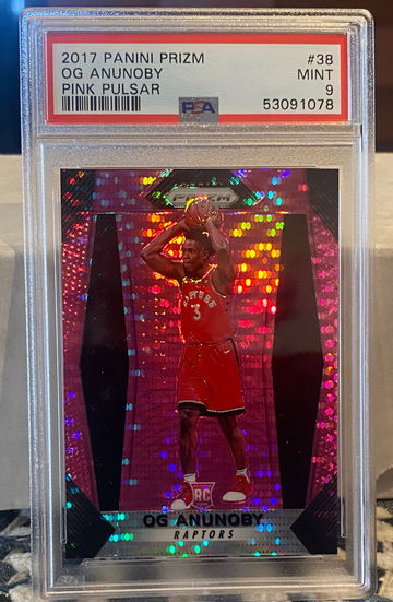 2017 nba Prizm Og Anunoby pink pulsar /42