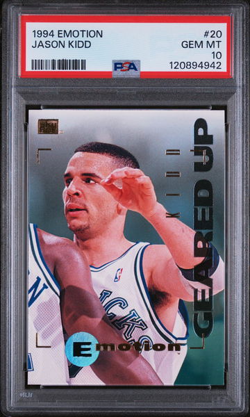 1994 E-Motion Jason Kidd #20 PSA 10