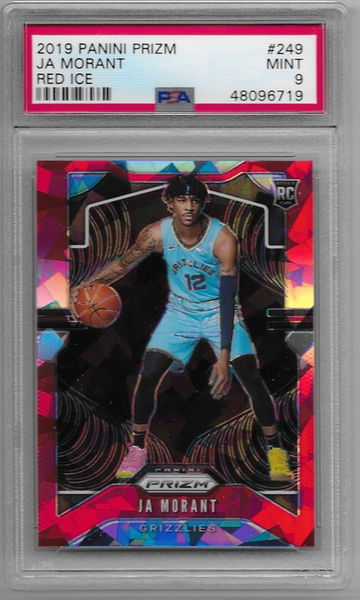 Ja Morant 2019 Prizm red ice PSA 9