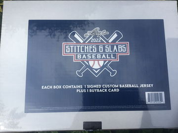 2022 Leaf Stitches & Slabs Baseball hobby box