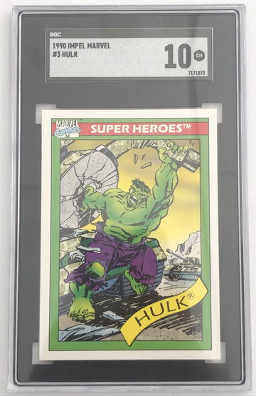 1990 Marvel Universe Hulk SGC 10 PSA