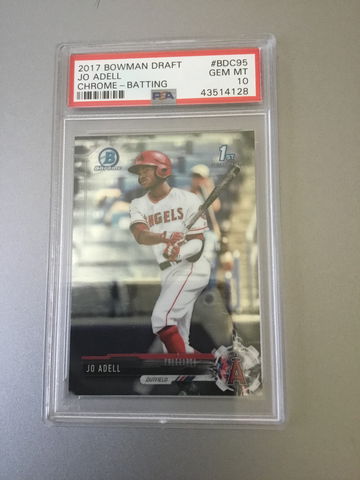 2017 Bowman Chrome Jo Adell PSA 10