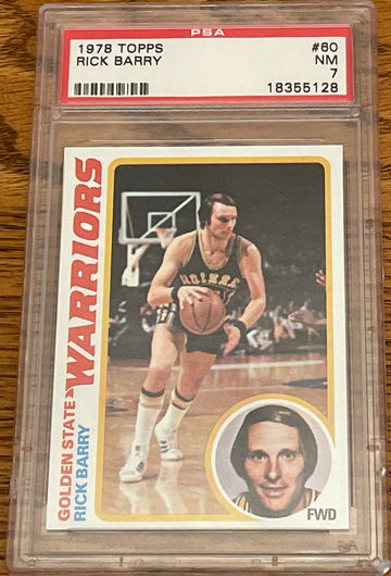 1978 Topps #60 Rick Barry PSA 7
