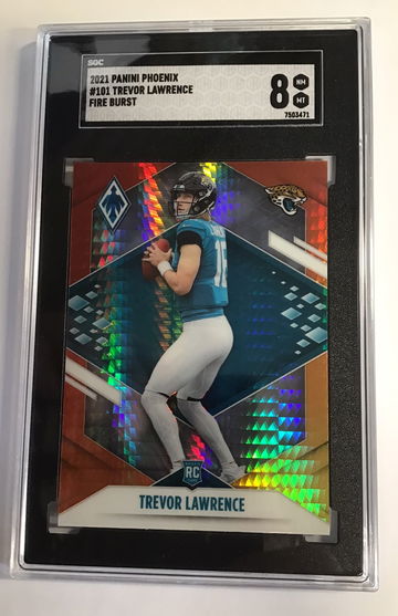 2021 Panini Phoenix #101 Trevor Lawrence Fire Burst NM-MT