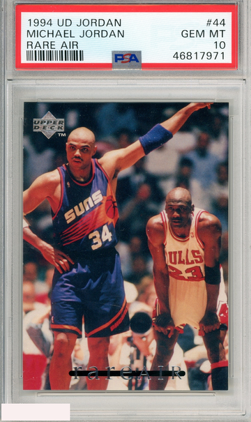 1994 UPPER DECK MJ RARE AIR MICHAEL JORDAN #44 RARE AIR PSA 10 GEM MT