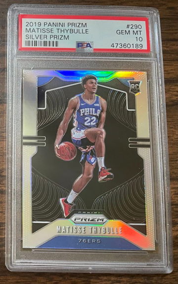 2019 Panini Prizm Matisse Thybulle Silver Prizm PSA 10