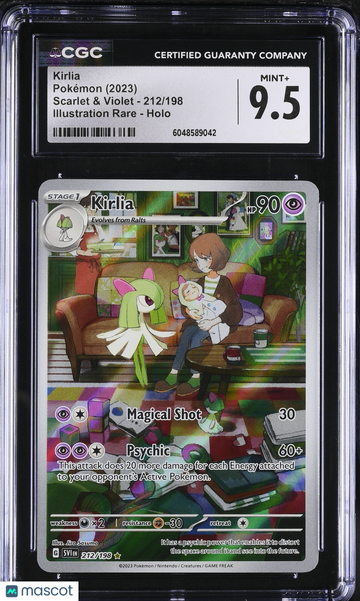 2023 Pokemon Scarlet & Violet Kirlia Holo Illustration Rare Illustration Rare CGC 9.5 #212/198