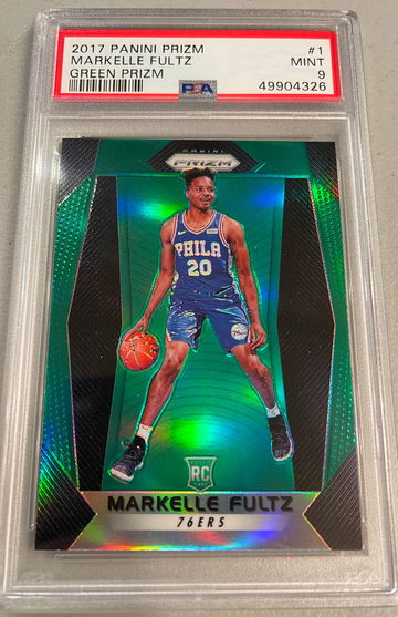 2017 Prizm Markell’s Fultz Green PSA 9