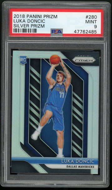 Luka Doncic 2018 Prizm Silver PSA 9 