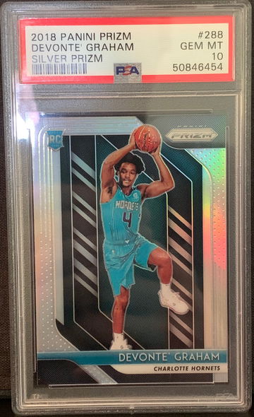 2018 Panini Prizm Devonte Graham Silver PSA 10