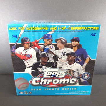2020 Topps Chrome Update Series MLB Baseball BLUE Mega Box NEW & Factory Sealed 