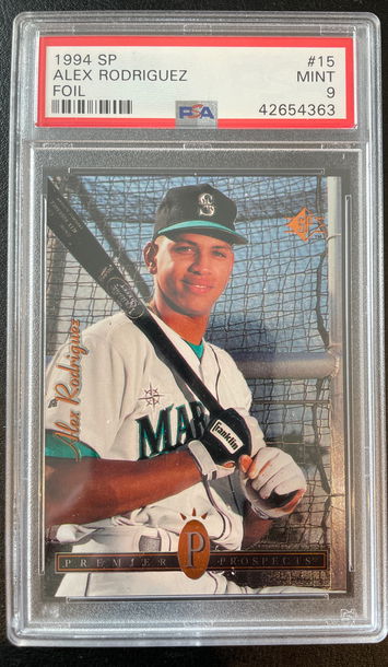 1994 SP Alex Rodriguez PSA 9