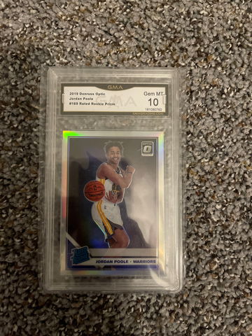 Jordan Poole Optic holo rookie 