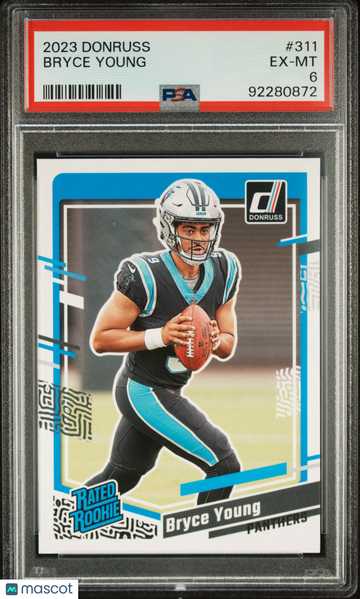 2023 Panini Donruss Bryce Young #311 PSA 6