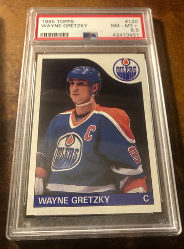 WAYNE GRETZKY 1985 TOPPS #120 PSA 8.5