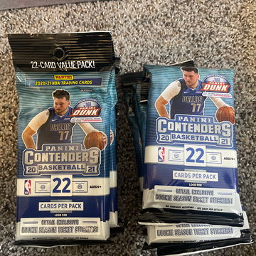 (10) 20/21 Contenders cello packs