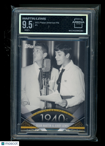 2011 Topps American Pie #5 Arena Club 9.5