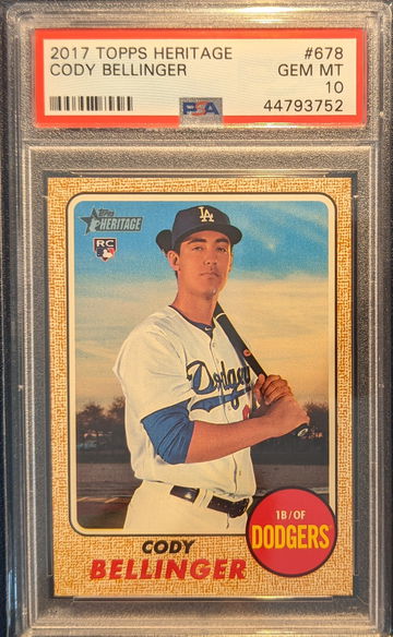 2017 Topps Heritage Cody Bellinger PSA 10