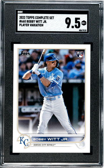 2022 Topps Bobby Witt Jr RC Variation 660