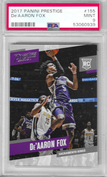 2017 Prestige De'Aaron Fox PSA 9
