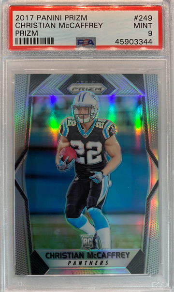 2017 Panini Prizm Christian McCaffrey PSA 9