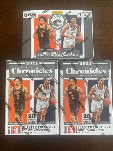2021 Chronicles Draft Picks Blaster Lot of 3
