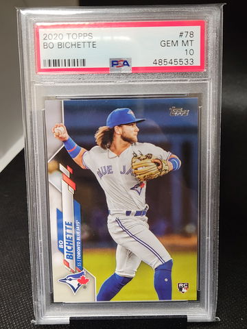 2020 Topps Bo Bichette PSA 10