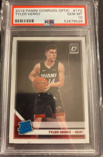 2019 Optic Tyler Herro Base PSA 10