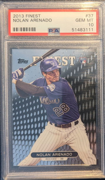 2013 Topps Finest Nolan Arenado Rookie Card RC #37 PSA 10