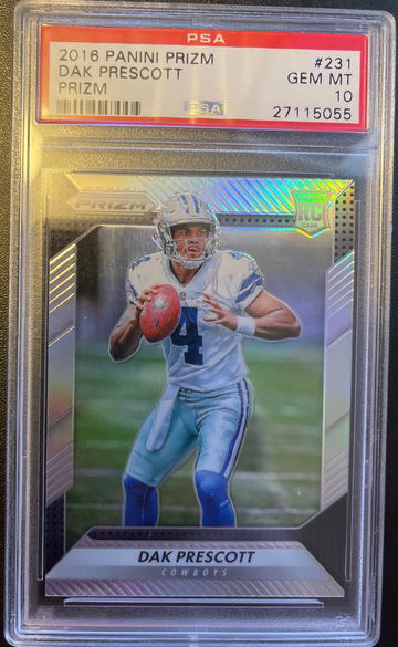 Dak Prescott Prizm PSA 10