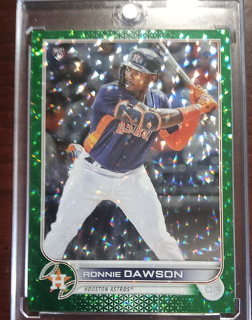 Ronnie Dawson green foil RC /499