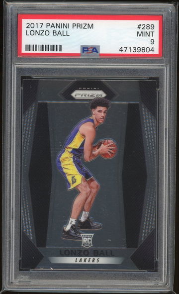 2017 Panini Prizm Lonzo Ball PSA 9
