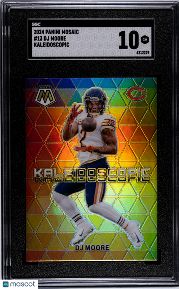 2024 Panini Mosaic DJ Moore #13 Kaleidoscopic SGC 10
