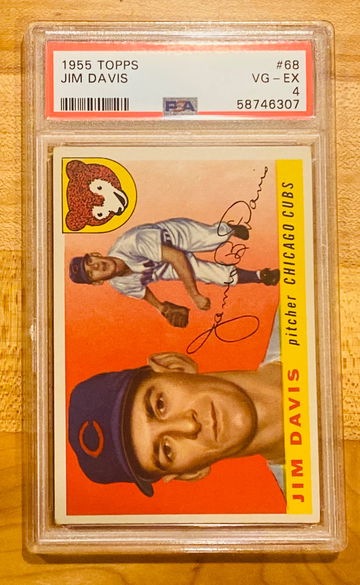 1955 Topps Jim Davis #68 PSA 4