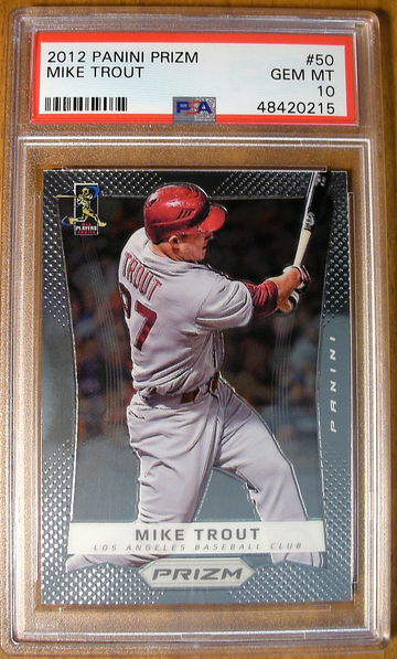 Mike Trout 2012 Prizm #50 PSA 10