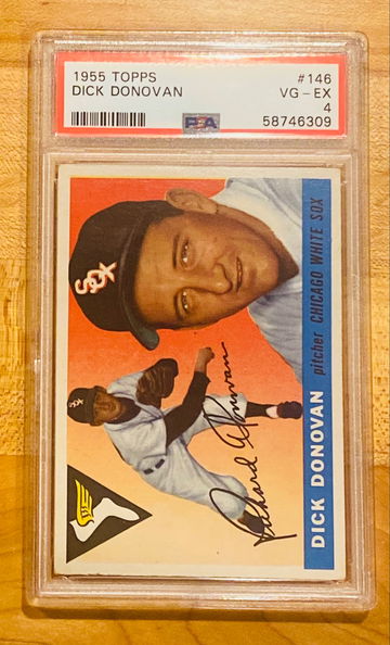 1955 Topps Dick Donovan #146 PSA 4
