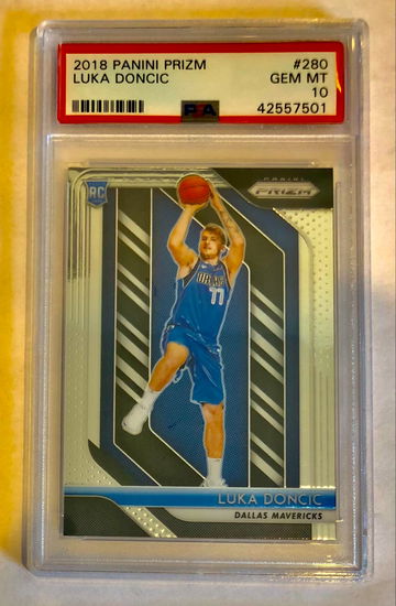2018 Luka Doncic Prizm PSA 10
