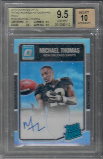 Michael Thomas 2016 Optic Holo Auto 14/99