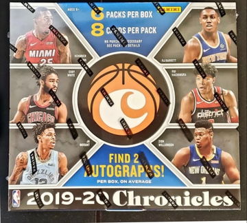(1) 2019 Chronicles Basketball Hobby Box 