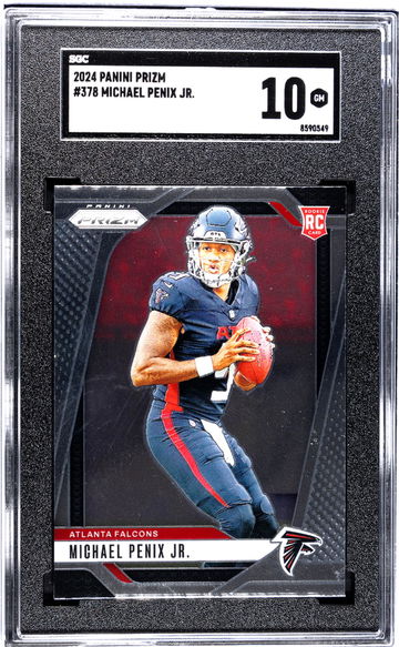 2024 Panini Prizm #378 Michael Penix Jr. SGC 10
