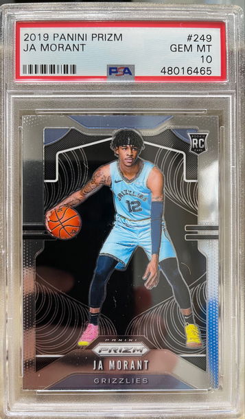 2019 Ja Morant Panin Prizm Rookie PSA 10