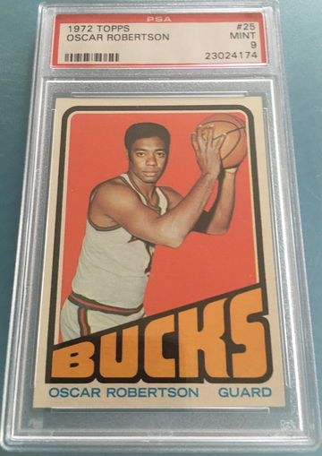 1972 Topps Oscar Robertson PSA 9 Mint #25