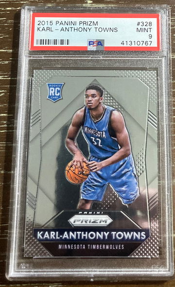 2015 Panini Prizm Karl Anthony Towns PSA 9