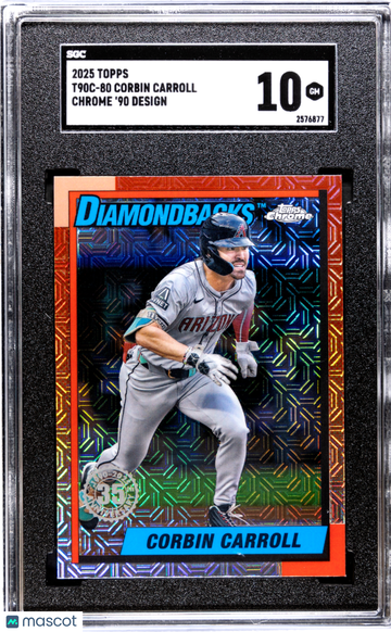 2025 Topps Corbin Carroll #T90C-80 Chrome '90 SGC 10