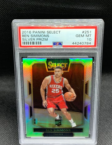 2016 Ben Simmons RC Courtside Silver Pop 59