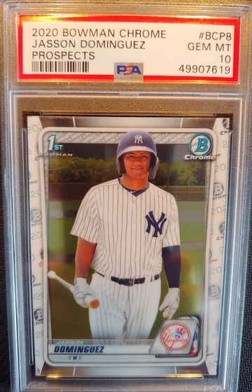 2020 Bowman Chrome Jasson Dominguez PSA 10