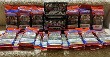 2020 Prizm 🏈 Mega retail lot 2 blasters (Walmart) + 20 cello packs